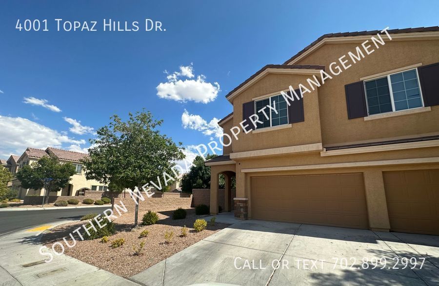 4001 Topaz Hills Dr North Las Vegas, NV House for Rent