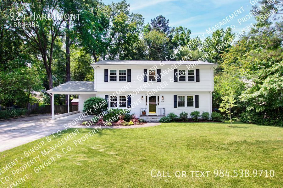 924 Hardimont Raleigh, NC House for Rent Rentable
