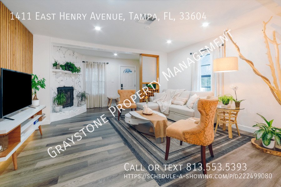 1411 E Henry Ave Tampa, FL House for Rent Rentable