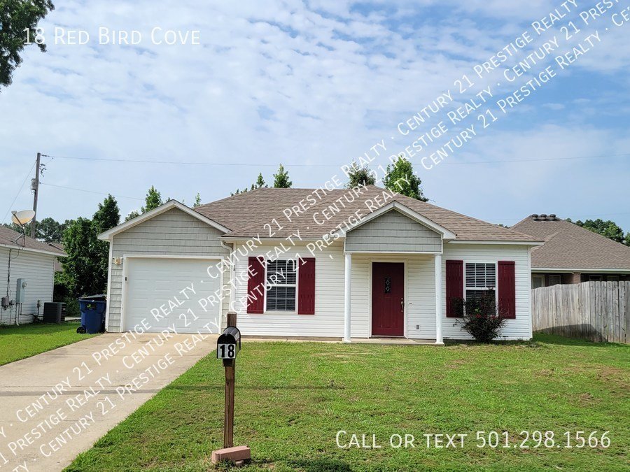 18 Red Bird Cv Cabot, AR House for Rent Rentable