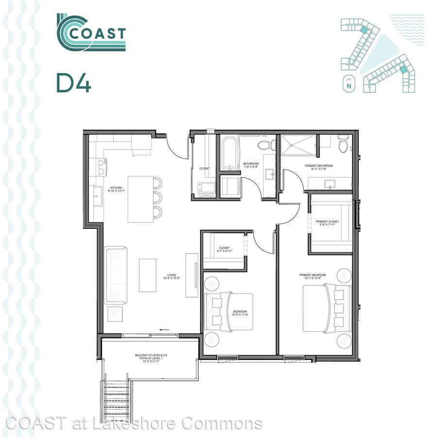 Coast At Lakeshore Commons Apartments Oak Creek, WI