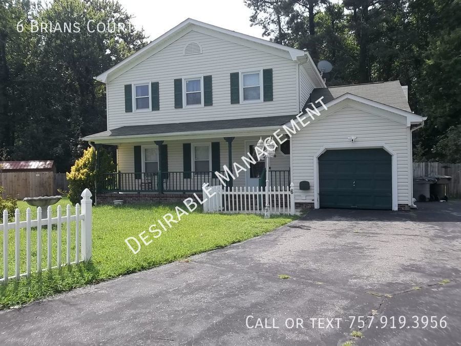 6 Brians Ct Hampton, VA House for Rent Rentable