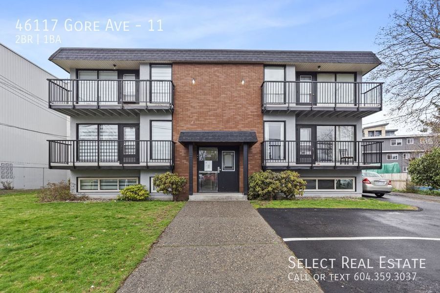 46117 Gore Ave Chilliwack, BC Apartment for Rent Rentable