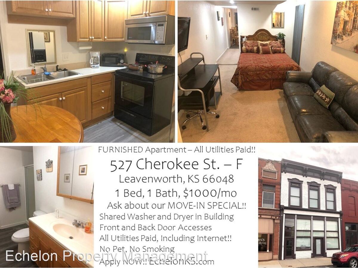 527 Cherokee St Leavenworth, KS Apartment for Rent Rentable