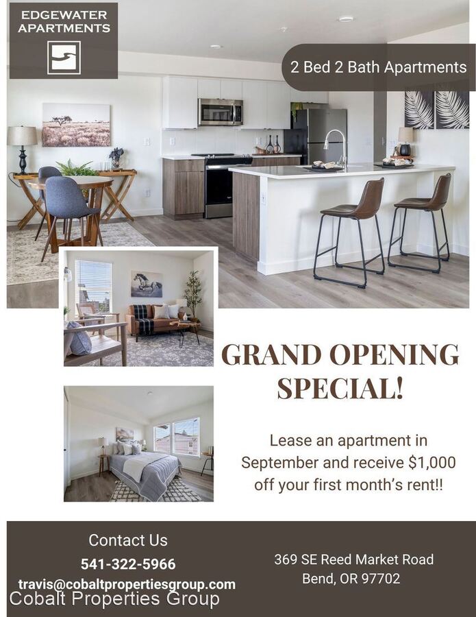 369 SE Reed Market Rd Bend, OR Apartment for Rent Rentable