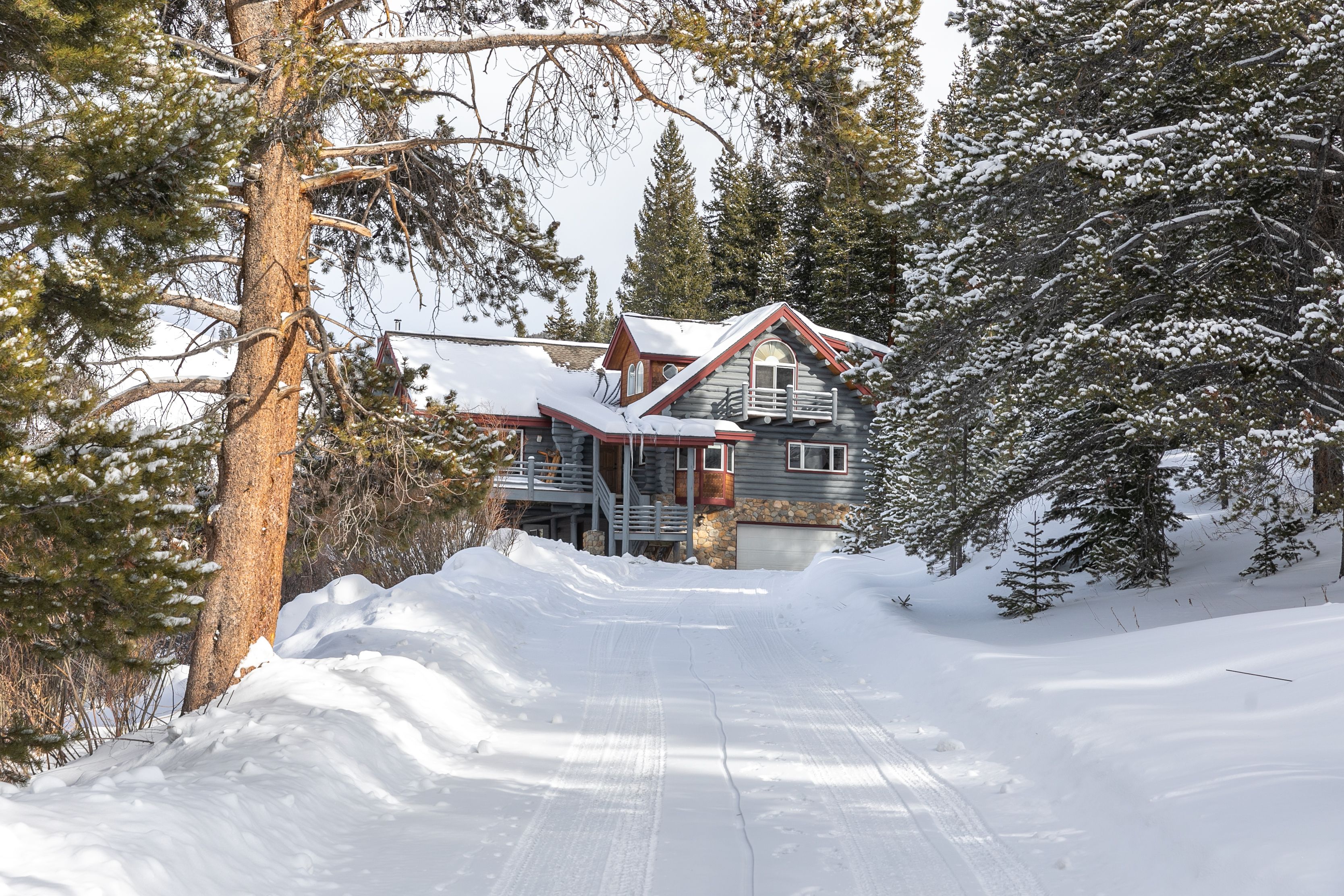 Swan Valley Estate Classic Log Home Summit Mountain Rentals