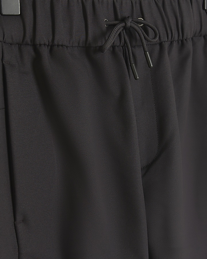 Grey slim fit zip cargo trousers River Island