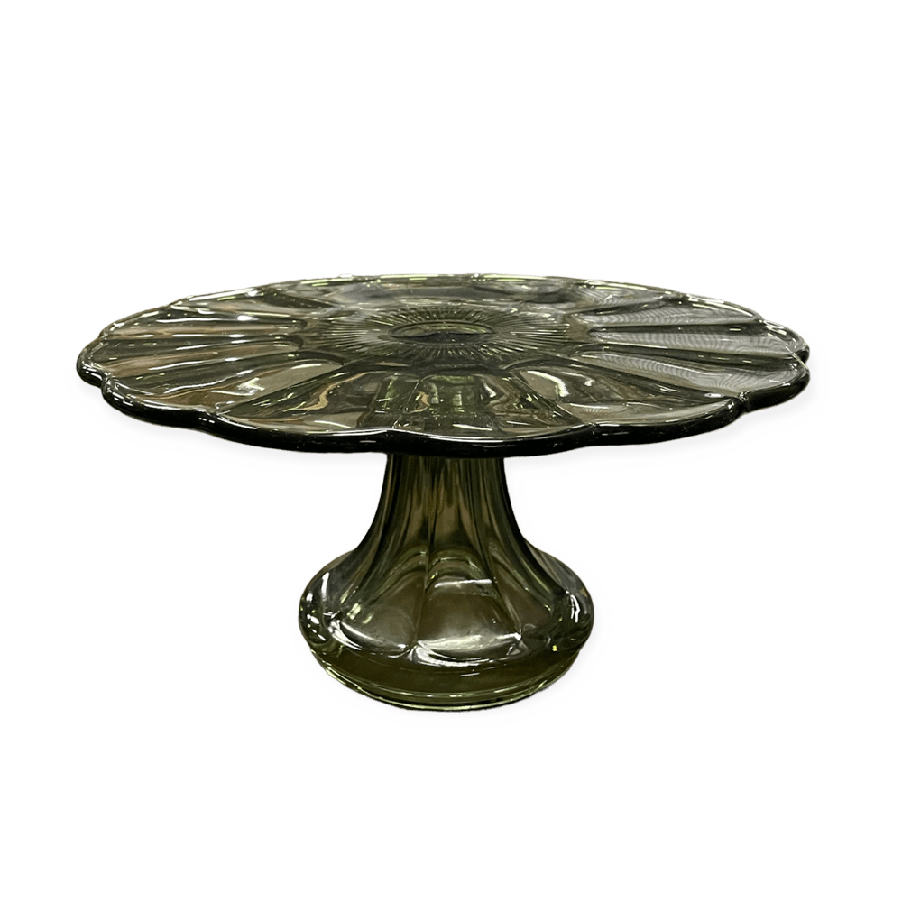 The Meldon Glass Cake Stand Array Wedding and Event Hire