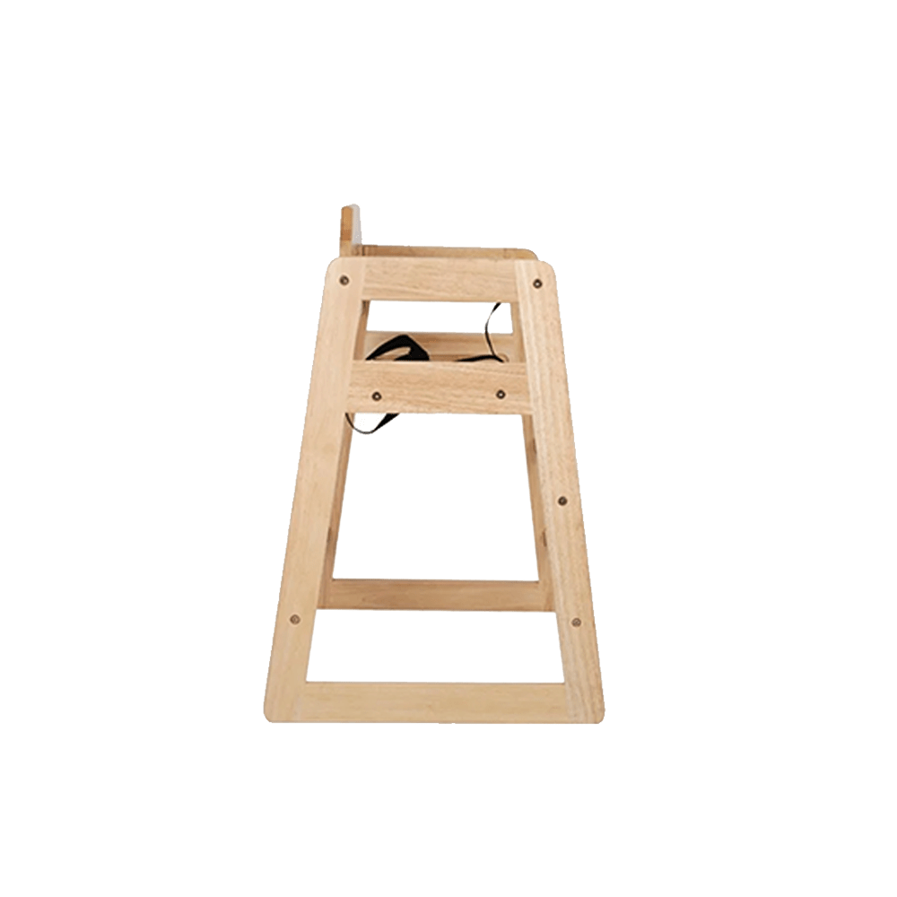 The Mackay Wooden High Chair Array Wedding and Event Hire