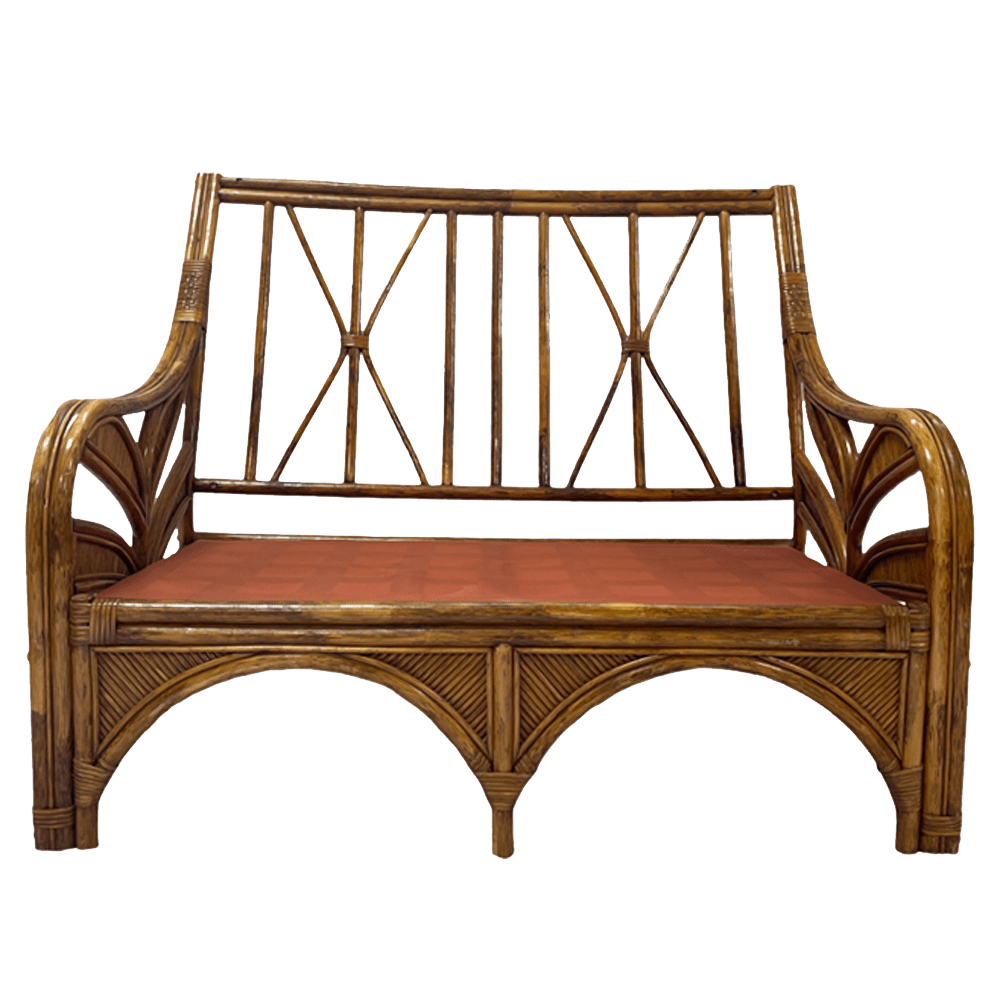 The Mattoon Large Cane Sofa Array Wedding and Event Hire