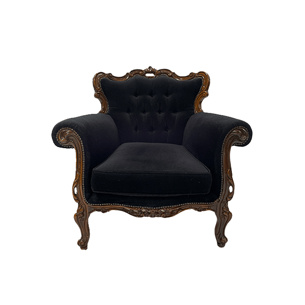The Bordon Ornate Velvet Chair Array Wedding and Event Hire