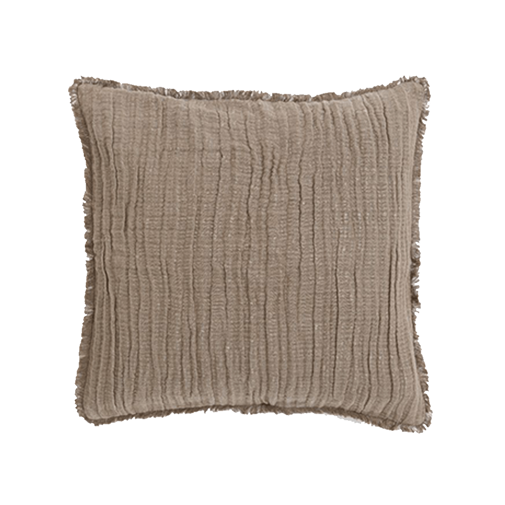 The Finley Brown Textured Cushion Array Wedding and Event Hire