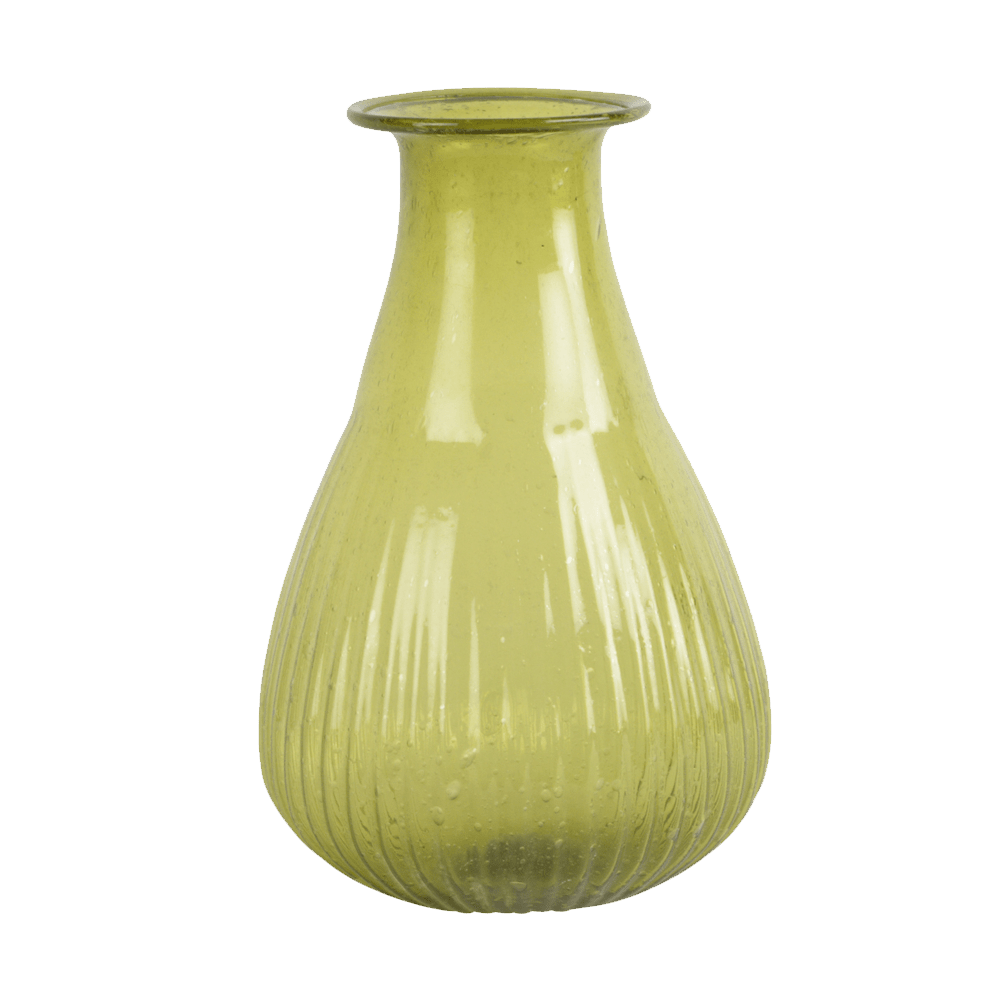 The Luni Recycled Glass Vase Array Wedding and Event Hire