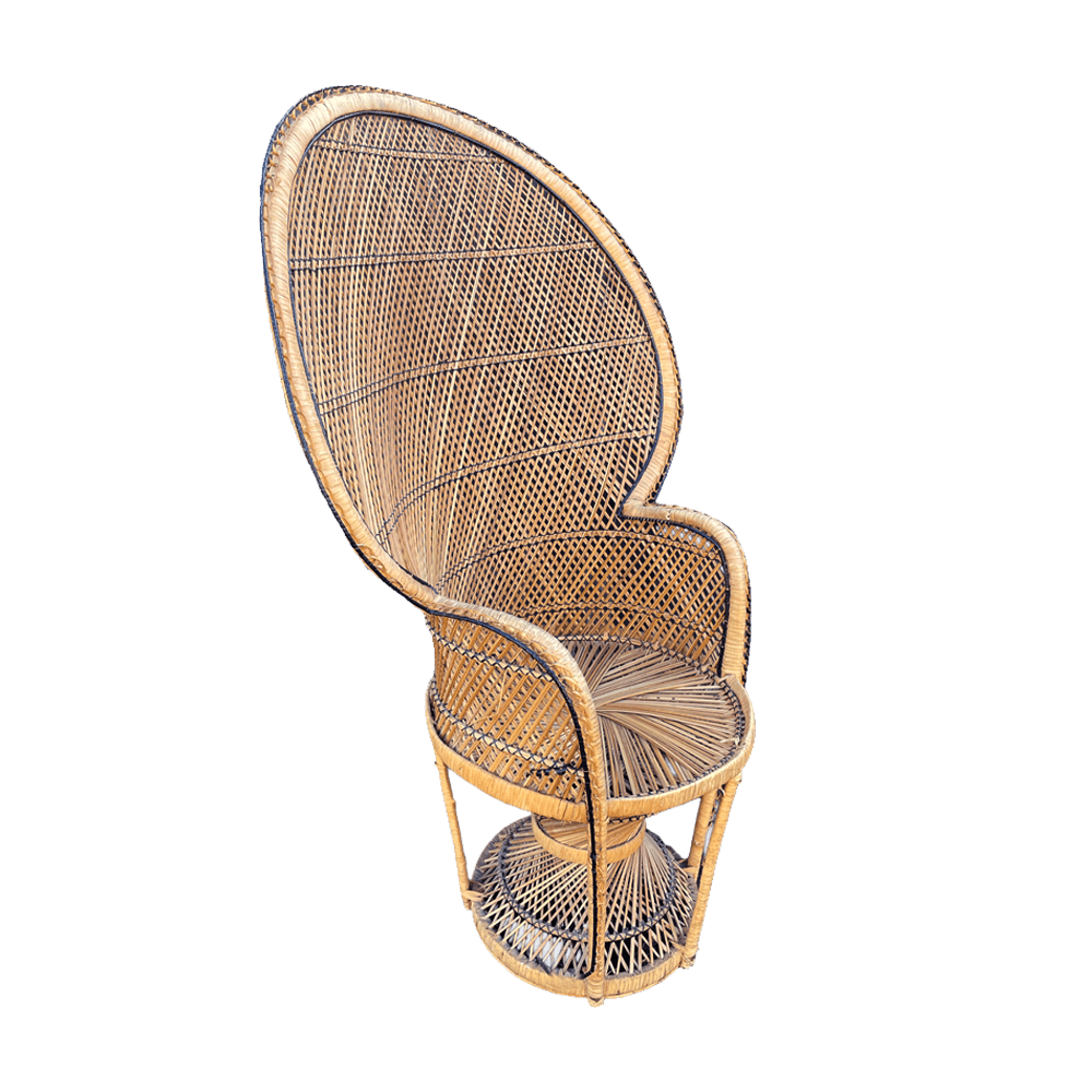 The Aiken Cane Peacock Chair Array Wedding and Event Hire