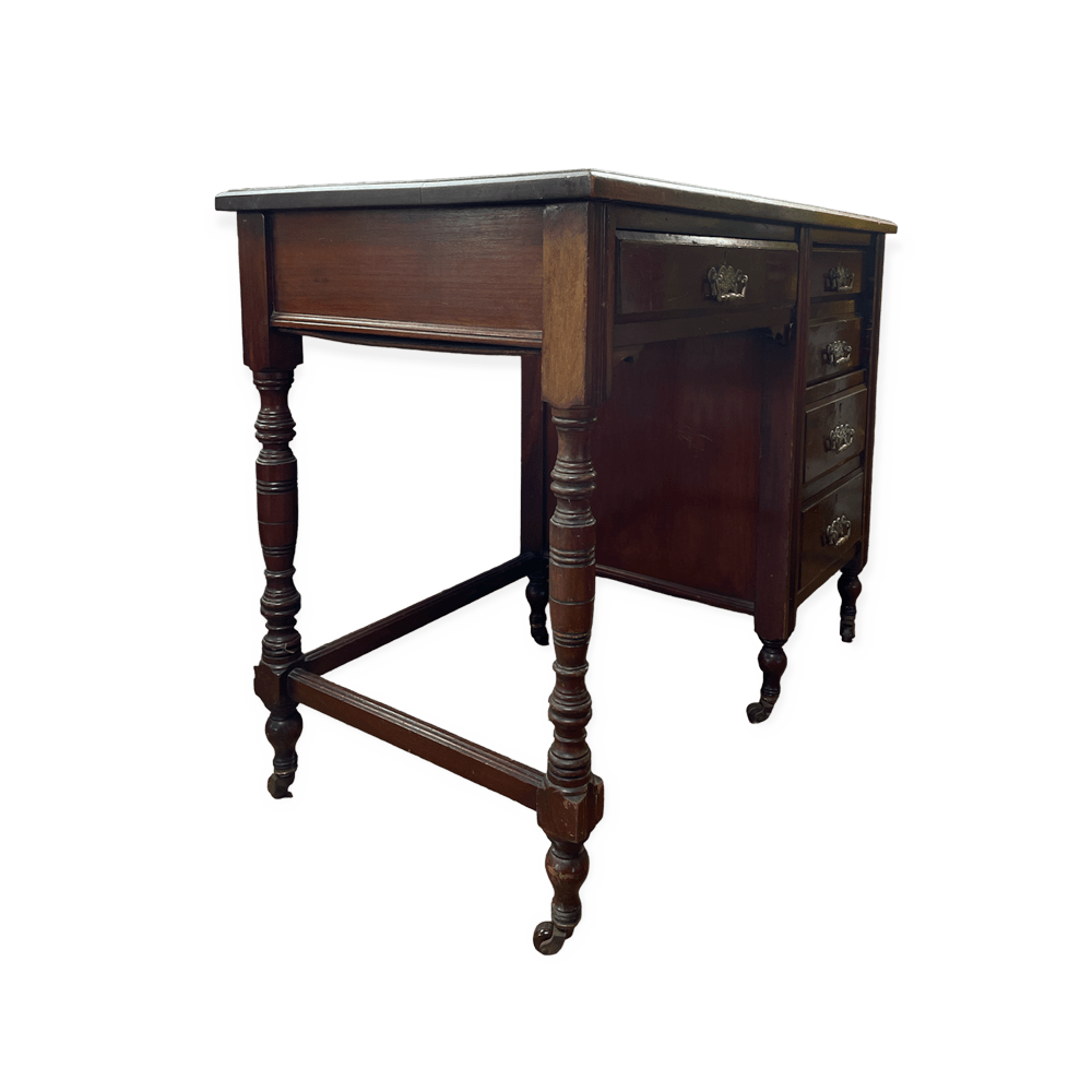 The Roanne Antique Wooden Desk Array Wedding and Event Hire