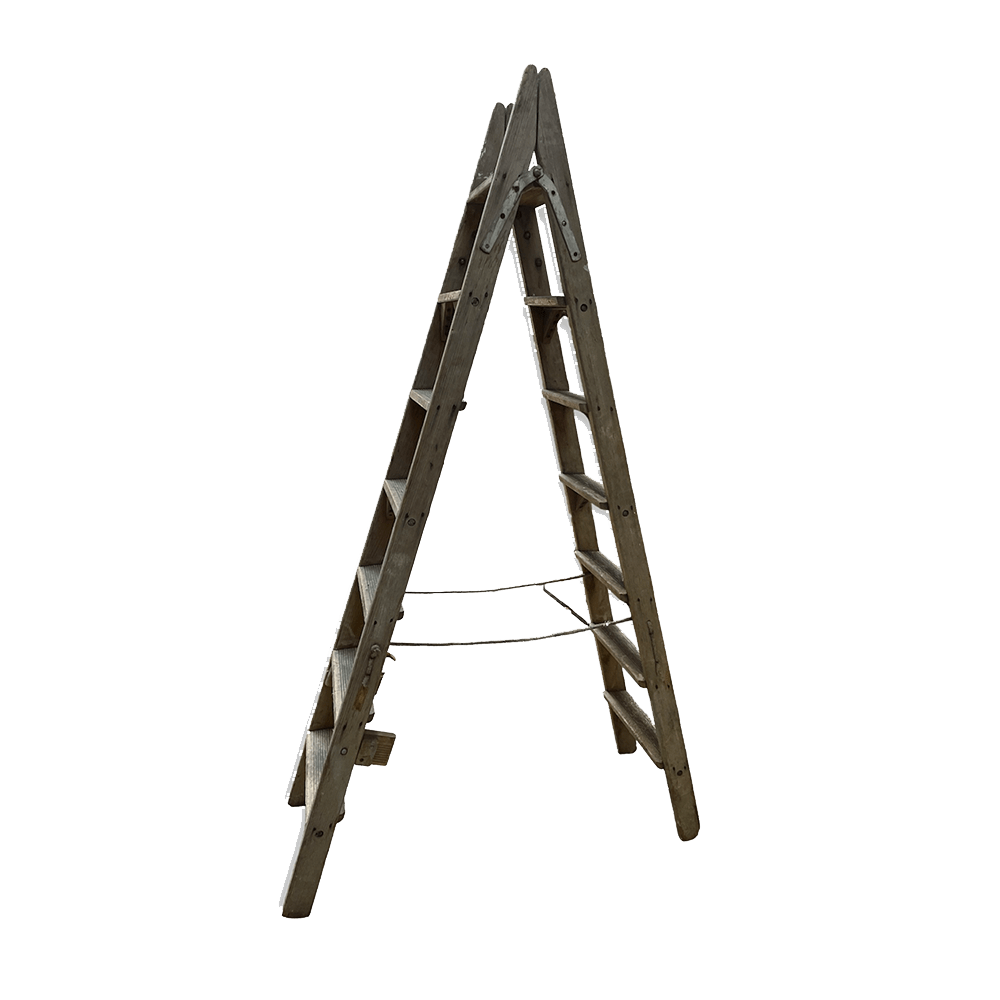 The Tula Vintage Wooden Ladder Array Wedding and Event Hire