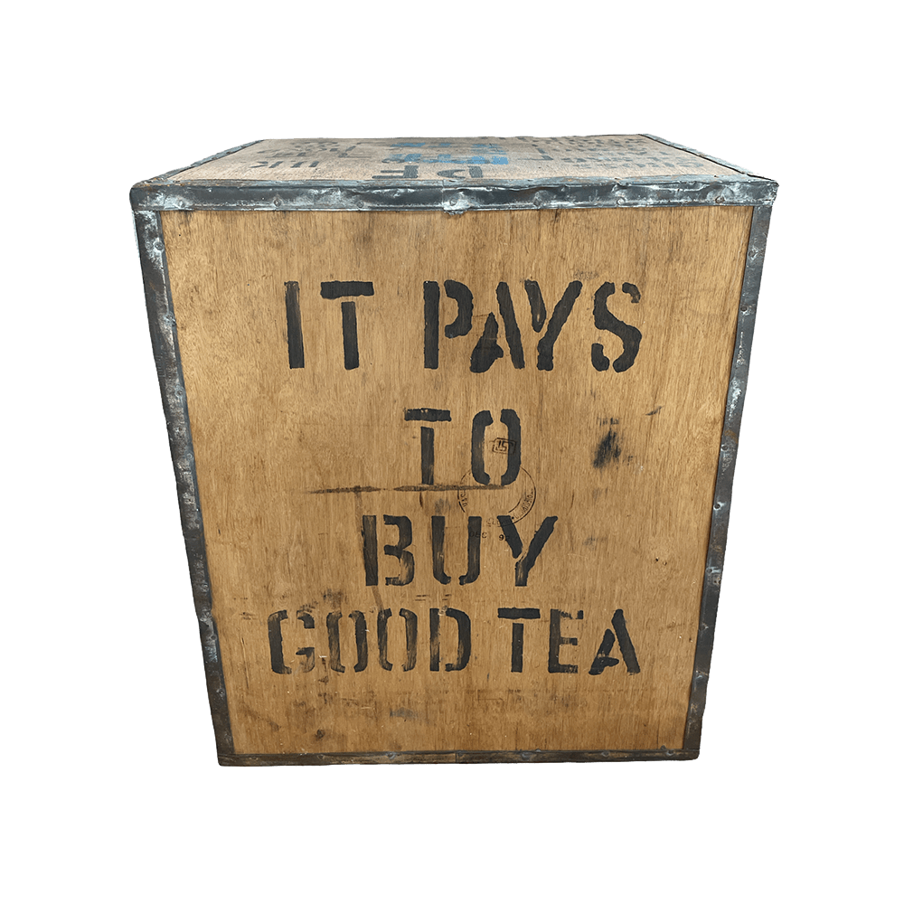 The Walnut Vintage Tea Chest Array Wedding and Event Hire