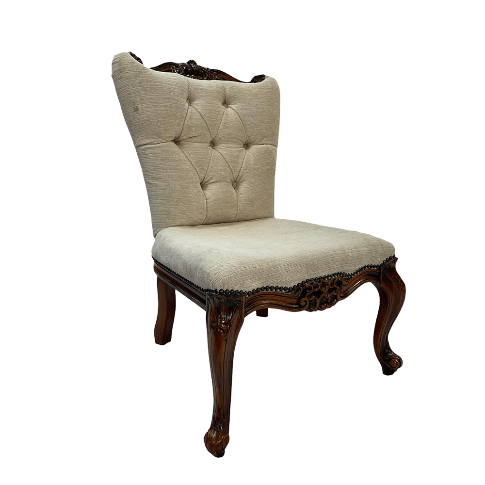 The Abington Low Vintage Chair Array Wedding and Event Hire