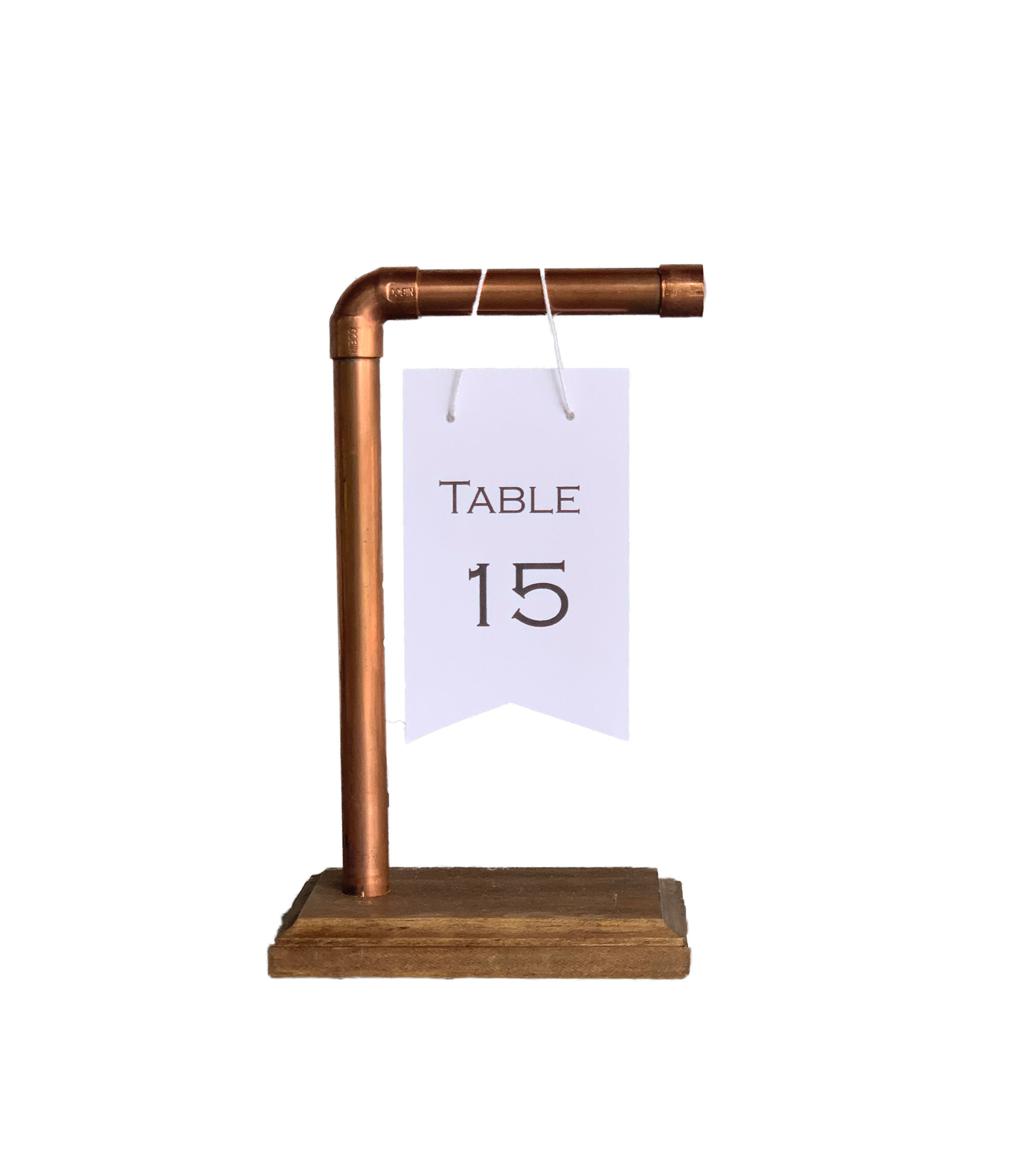 Copper Table Numbers Crystal & Crates