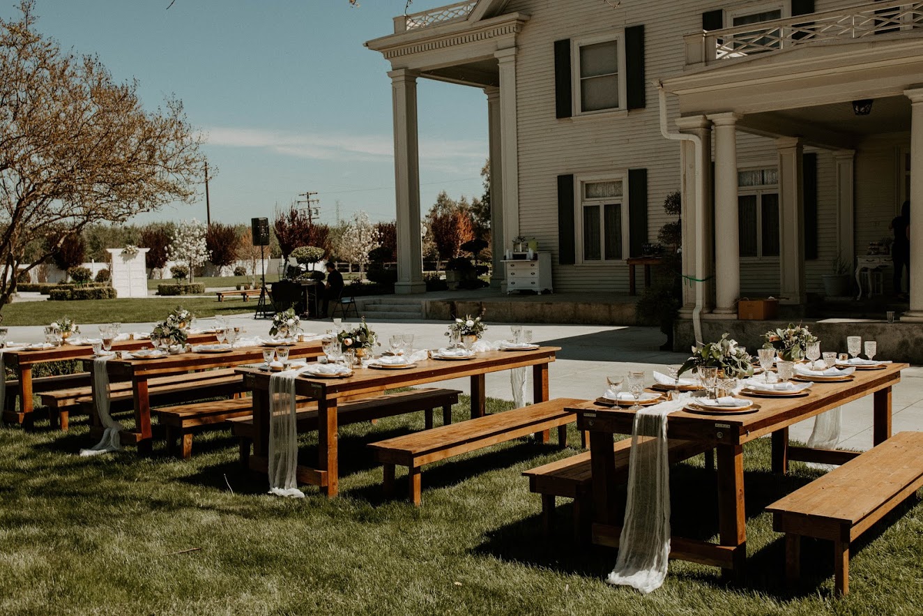 Guest Farm Table Package CT Event Rental