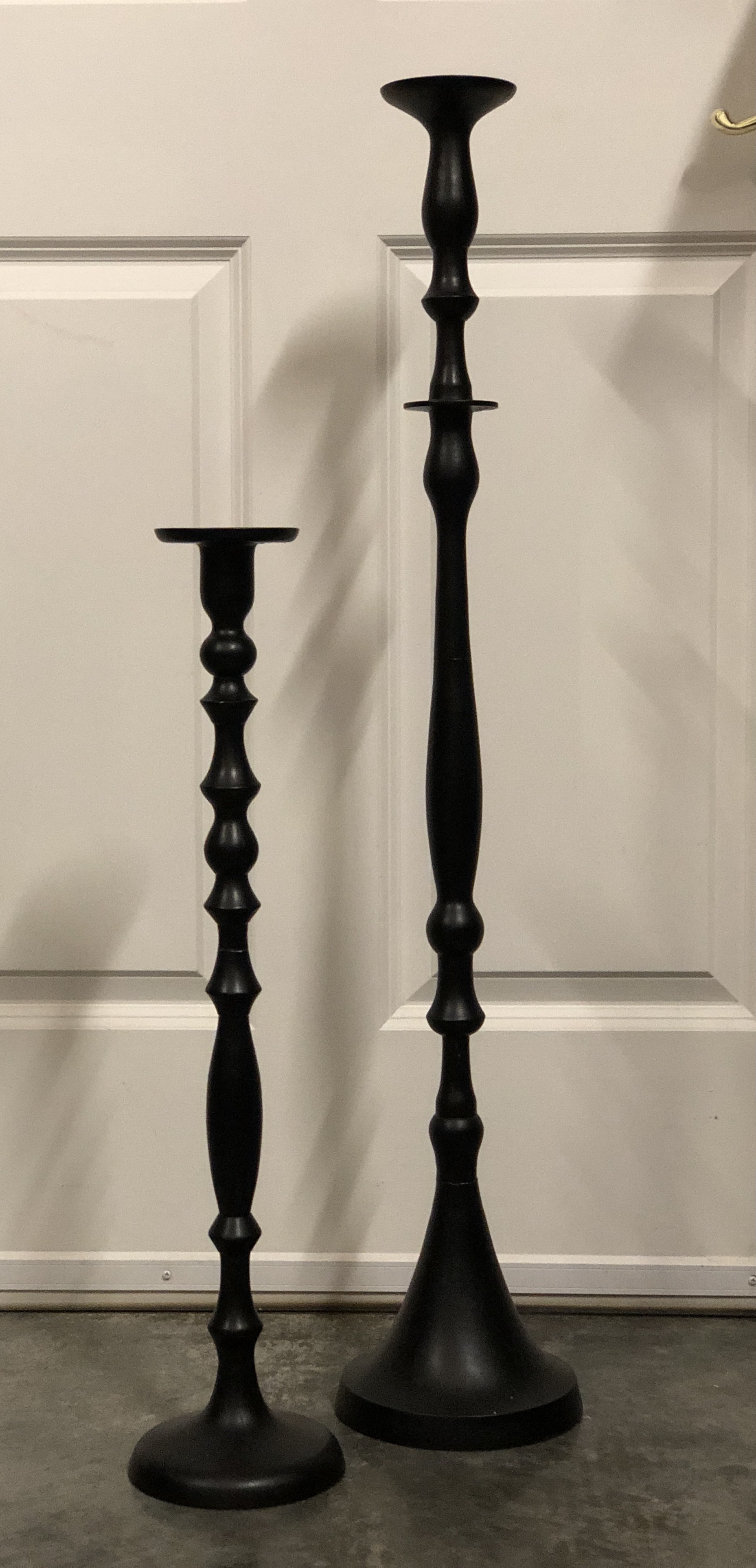Large Black Candle Stand Indigo Event Rentals