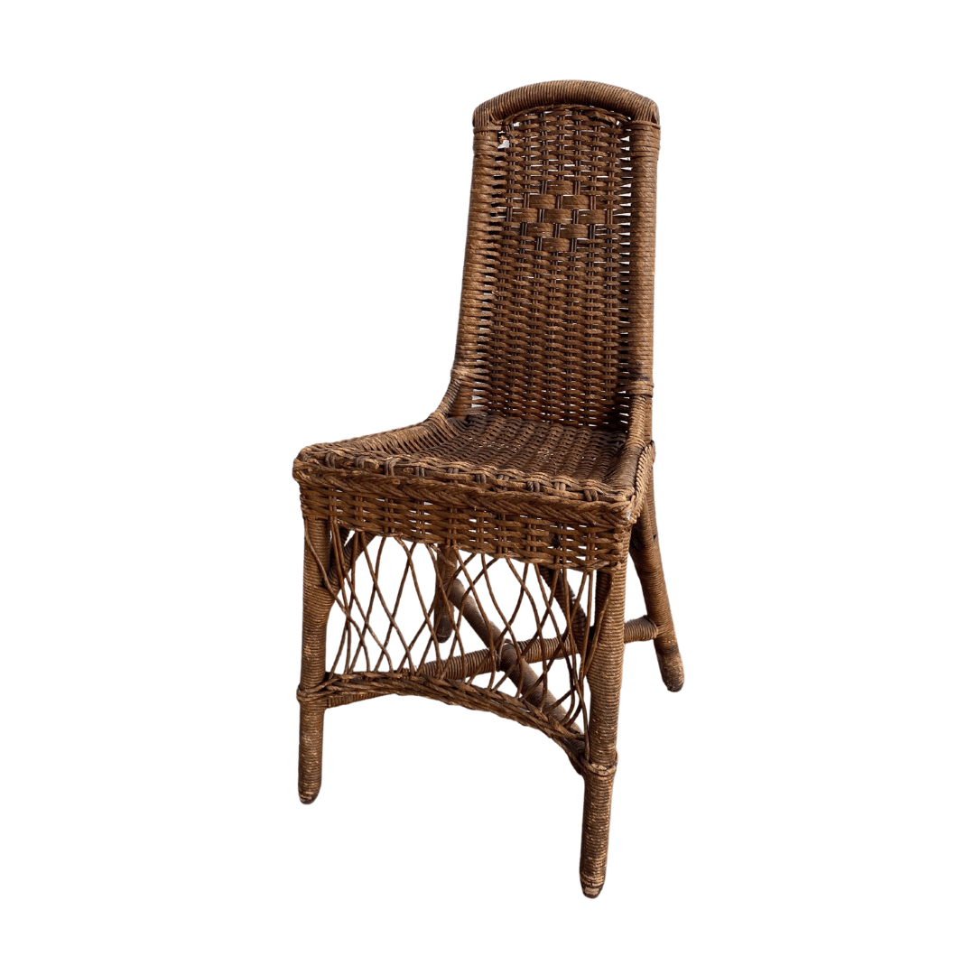 Astrid Wicker Chair Relics Rentals
