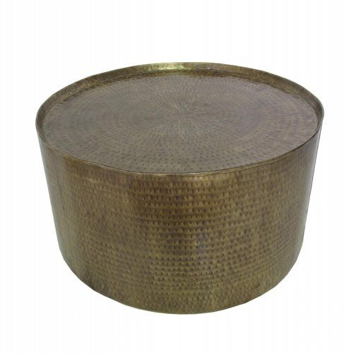 Brass Drum Coffee Table Gathered. Boutique Rentals & Events