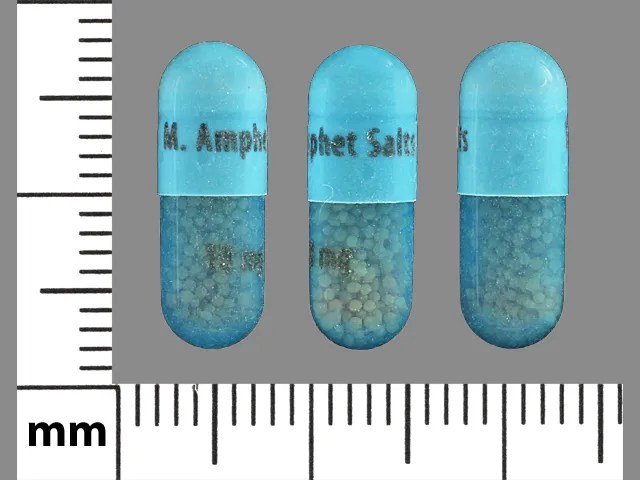 Adderall (amphetamine) Uses, Side Effects, Dosage, Interactions