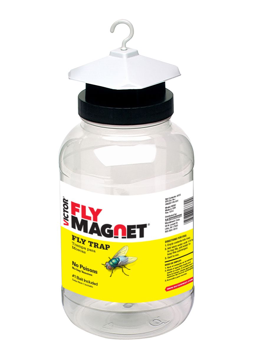 Victor® Fly Reusable Trap With Bait 1 gallon