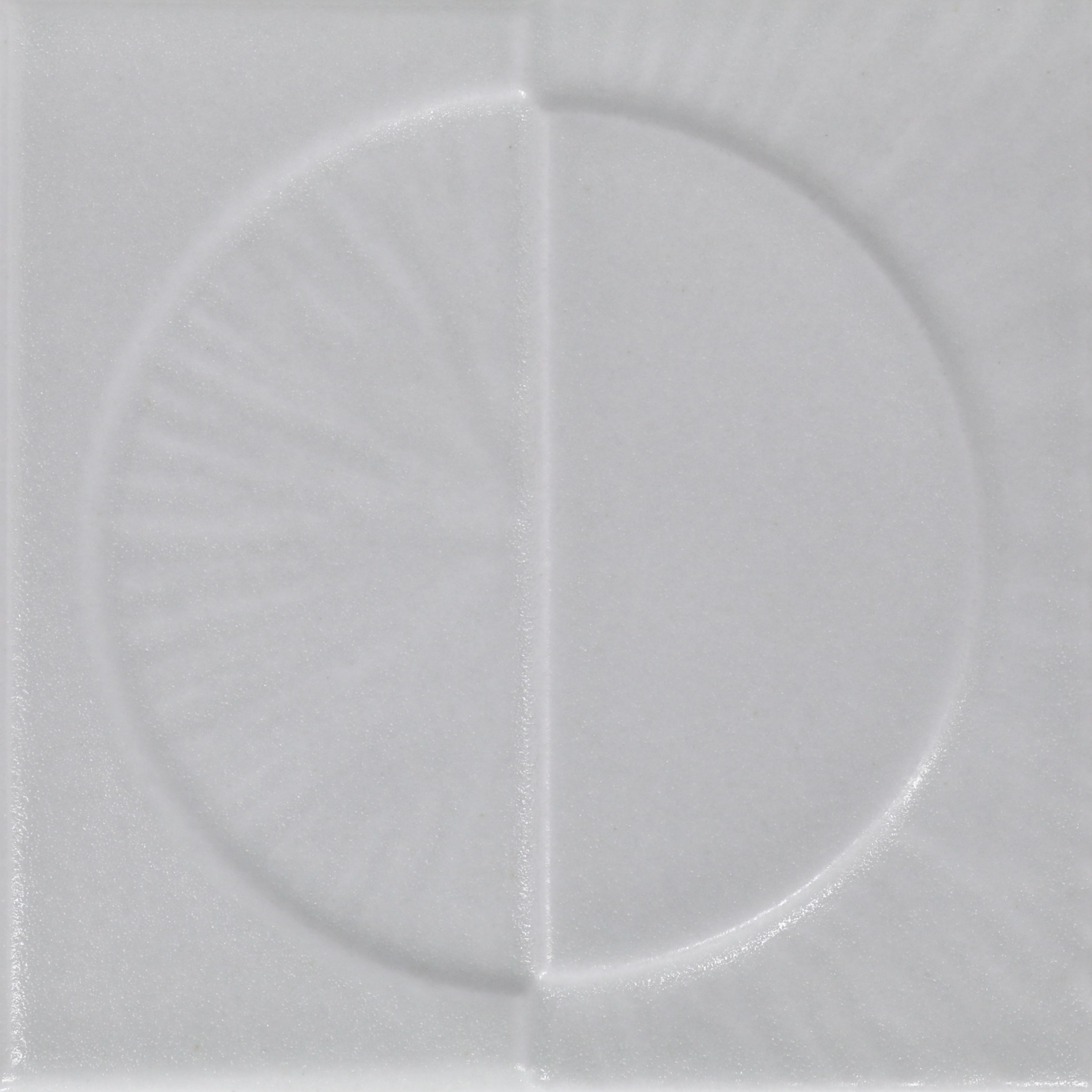 Shelter Island Bone 5x5 Orbit Decorative Tile Virginia Tile Company