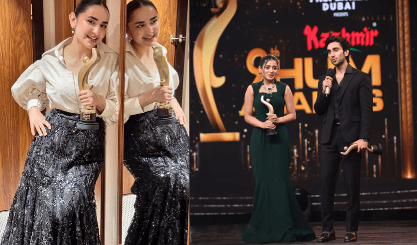 Hum Awards 2024 Yumna Zaidi, Hamza Sohail Win Big Ahad Raza Mir