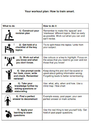 40+ Sample Workout Plan Templates In Pdf | Ms Word