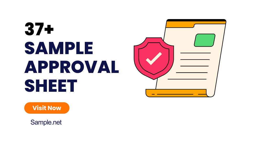 37+ SAMPLE Approval Sheet Templates in PDF MS Word Google Docs