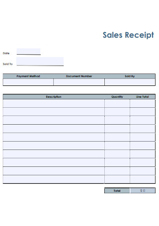 26+ FREE Sale Receipt Samples to Download