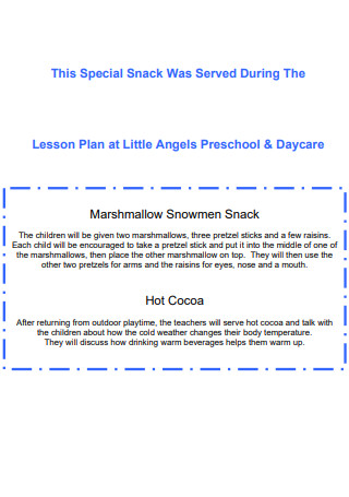 10+ FREE Daycare Lesson Plan Samples to Download