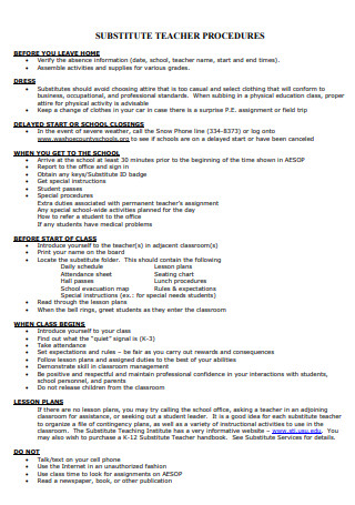 7+ FREE Substitute Teacher Lesson Plan Samples to Download