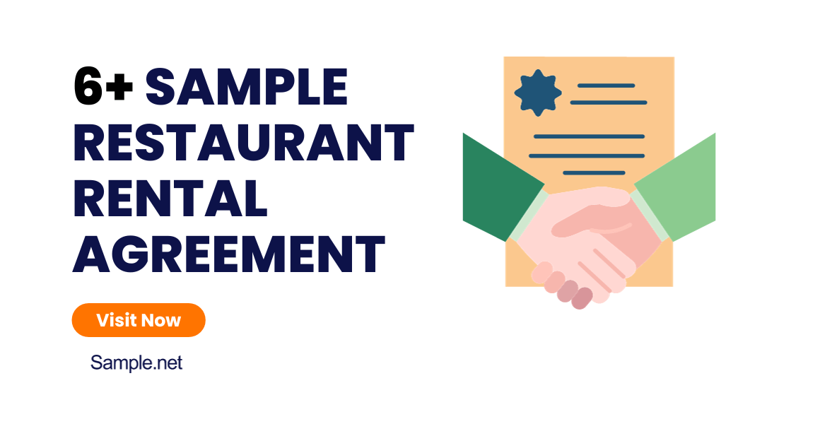 6+ SAMPLE Restaurant Rental Agreement in PDF MS Word