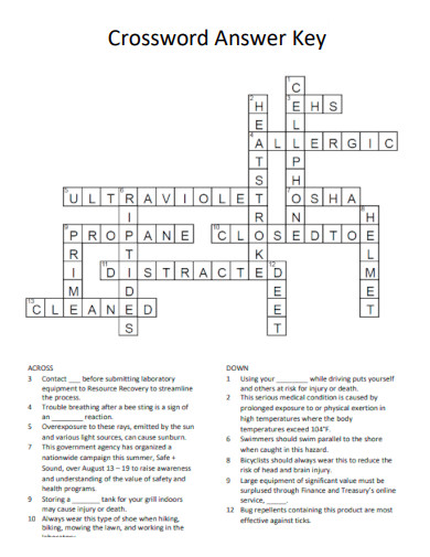 30+ FREE Crossword Samples to Download