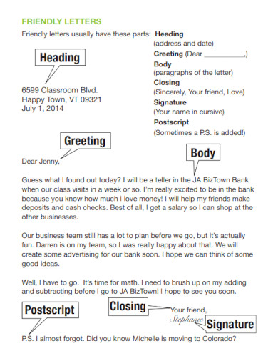 24+ FREE Friendly Letter Samples to Download