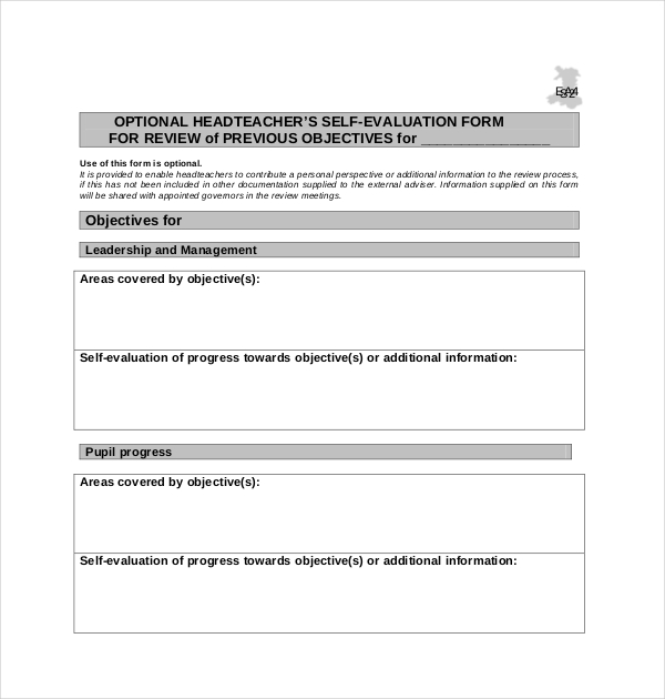 18+ Sample Teacher Evaluation Forms Sample Forms