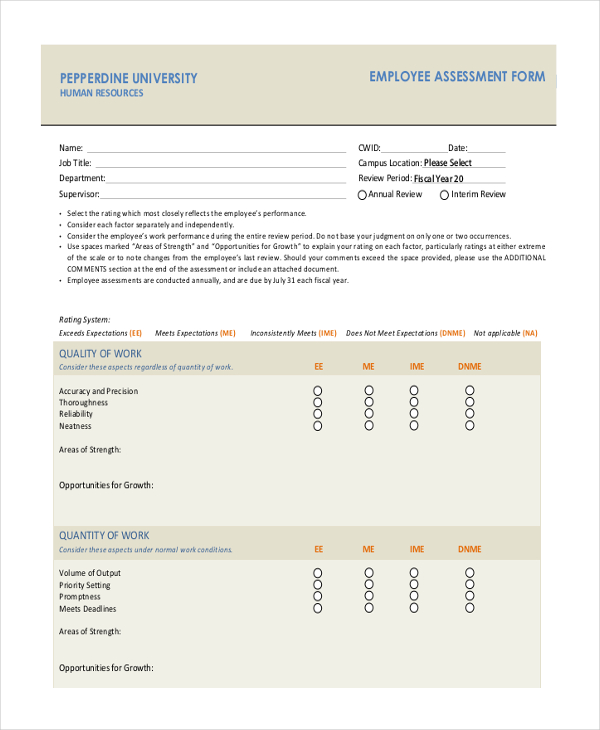 FREE 17 + Sample HR Forms in PDF MS Word Excel