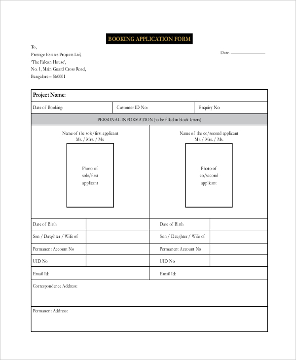 FREE 18+ Sample Real Estate Forms in PDF Excel Word