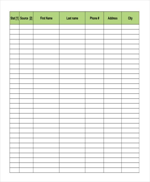 FREE 10+ Sample Sales Tracking Forms in PDF Word Excel
