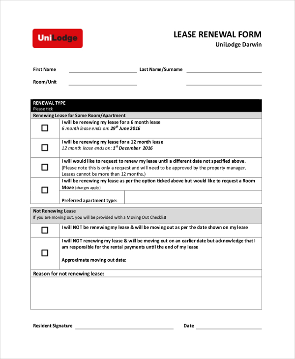FREE 23+ Sample Lease Forms in PDF Excel Word