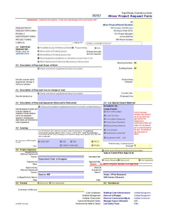 FREE 23+ Sample Request Forms in PDF Excel Word