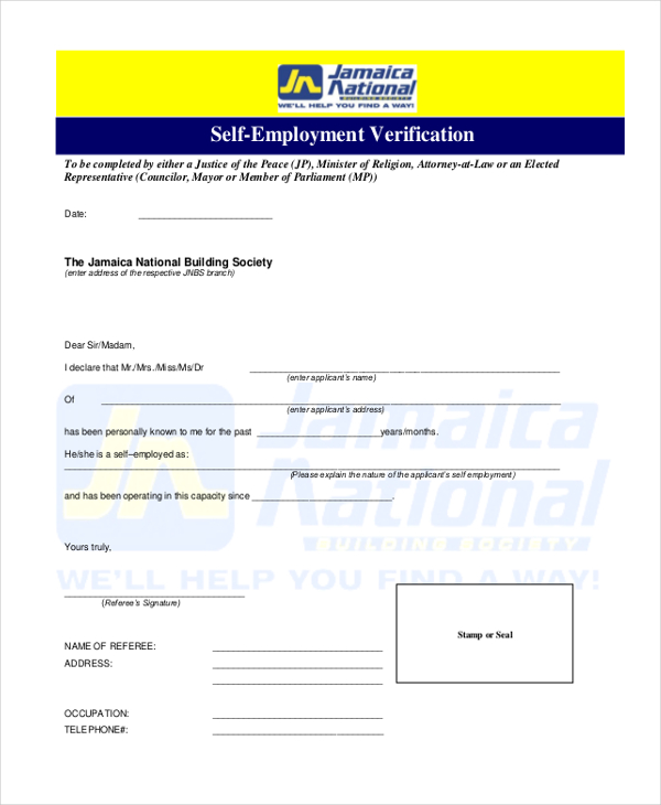 FREE 14+ Sample Employment Verification Forms in PDF | MS Word