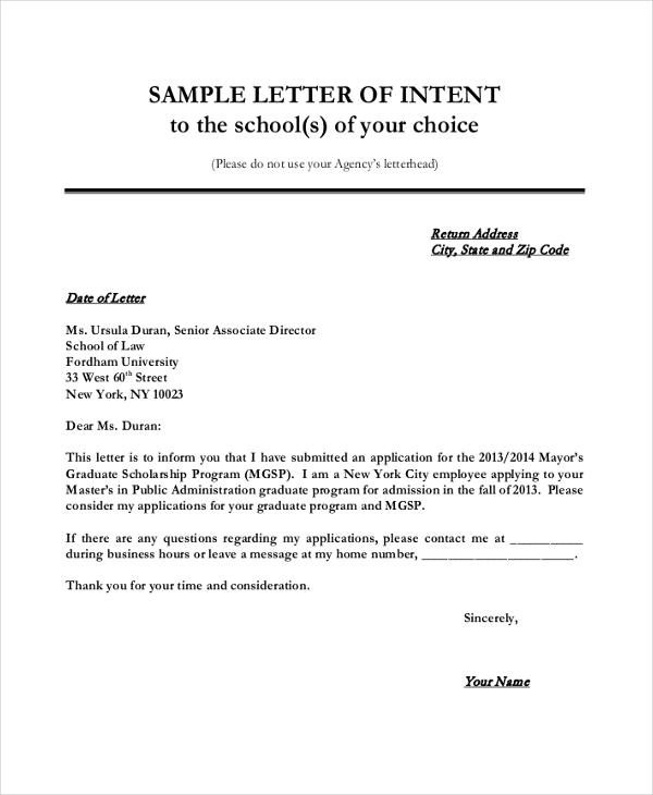 FREE 32+ Sample Letters in PDF Ms Word Excel