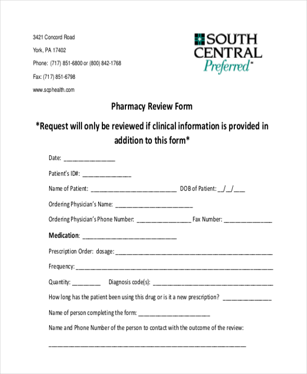 FREE 19+ Sample Review Forms in PDF MS Word Excel