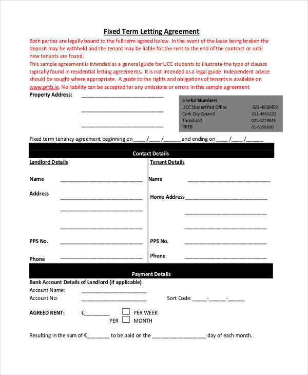 FREE 7+ Sample House Agreement Forms in PDF MS Word