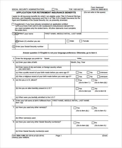 FREE 8+ Sample Social Security Income Forms in PDF
